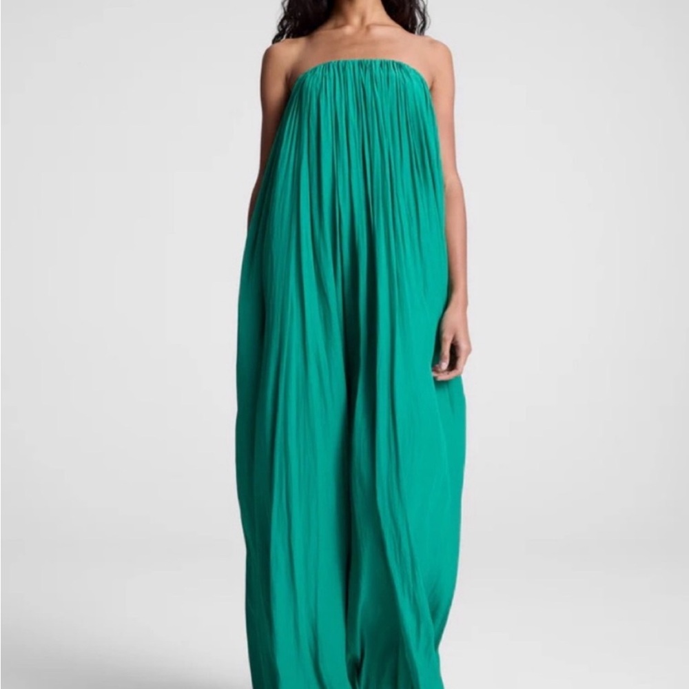 A.L.C. Strapless Wynn Gown in Green